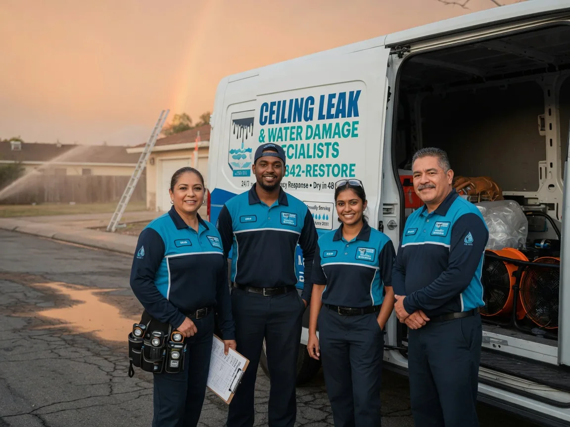 Ceiling Leak Cleanup company in Hallett, OK